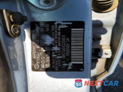 Zdjęcie 12 z 12 samochodu: 2012 HYUNDAI ACCENT GLS VIN:KMHCT4AE4CU254616 - miniatura