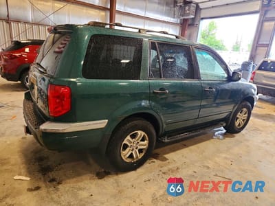 Trzecie zdjęcie samochodu z tyłu: 2003 HONDA PILOT EXL VIN:2HKYF18643H503974 - miniatura