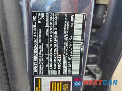 Zdjęcie 13 z 13 samochodu: 2016 MERCEDES-BENZ GLE 350 4MATIC VIN:4JGDA5HB2GA710194 - miniatura