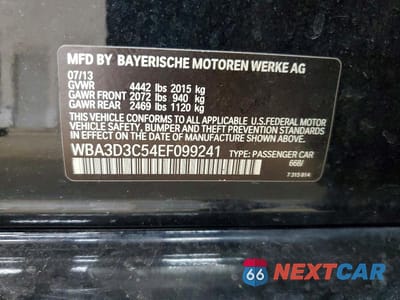 Zdjęcie 12 z 12 samochodu: 2014 BMW 328 D VIN:WBA3D3C54EF099241 - miniatura