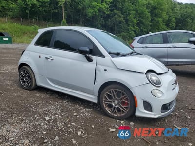 Czwarte zdjęcie samochodu z boku: 2017 FIAT 500 ABARTH VIN:3C3CFFFH1HT547891 - miniatura