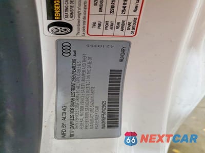Zdjęcie 13 z 13 samochodu: 2018 AUDI A3 PREMIUM PLUS VIN:WAUY8LFF5J1029625 - miniatura