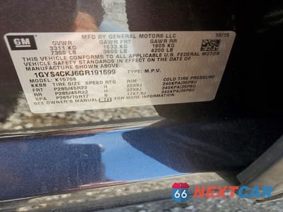 Zdjęcie 13 z 13 samochodu: 2016 CADILLAC ESCALADE PREMIUM VIN:1GYS4CKJ6GR191699 - miniatura