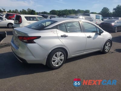 Trzecie zdjęcie samochodu z tyłu: 2020 NISSAN VERSA S VIN:3N1CN8DV6LL833959 - miniatura