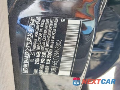 Zdjęcie 12 z 12 samochodu: 2002 MERCEDES-BENZ E 320 VIN:WDBJF65J02B493806 - miniatura