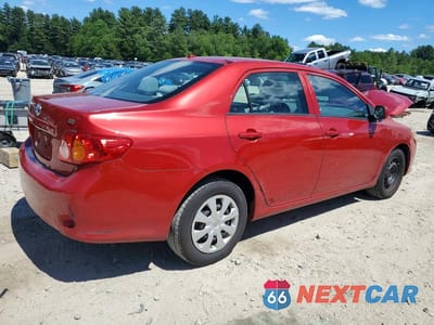 Trzecie zdjęcie samochodu z tyłu: 2010 TOYOTA COROLLA LE VIN:2T1BU4EE4AC329929 - miniatura