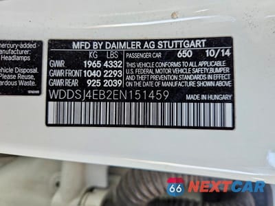 Zdjęcie 12 z 12 samochodu: 2014 MERCEDES-BENZ CLA 250 VIN:WDDSJ4EB2EN151459 - miniatura