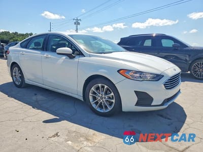 Czwarte zdjęcie samochodu z boku: 2020 FORD FUSION SE VIN:3FA6P0HD9LR105773 - miniatura