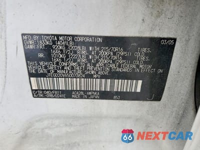 Zdjęcie 13 z 13 samochodu: 2005 TOYOTA RAV4 BASE VIN:JTEGD20V650073824 - miniatura