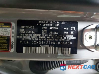 Zdjęcie 12 z 12 samochodu: 2022 KIA K5 GT LINE VIN:5XXG64J29NG083860 - miniatura