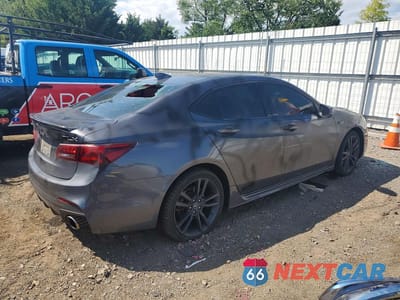 Trzecie zdjęcie samochodu z tyłu: 2019 ACURA TLX TECHNOLOGY VIN:19UUB2F62KA005038 - miniatura