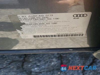 Zdjęcie 13 z 13 samochodu: 2013 AUDI Q5 PREMIUM PLUS VIN:WA1LFAFP7DA057960 - miniatura