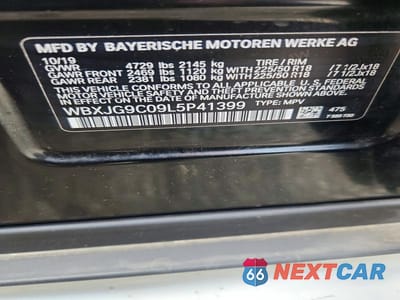 Zdjęcie 14 z 14 samochodu: 2020 BMW X1 XDRIVE28I VIN:WBXJG9C09L5P41399 - miniatura
