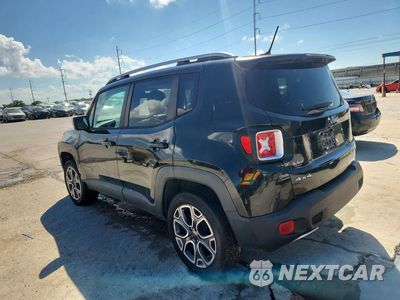 Drugie zdjęcie samochodu z przodu: 2017 JEEP RENEGADE LIMITED VIN:ZACCJBDB1HPF00773 - miniatura