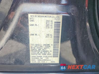 Zdjęcie 13 z 13 samochodu: 2013 NISSAN ALTIMA 2.5 VIN:1N4AL3AP6DC208399 - miniatura