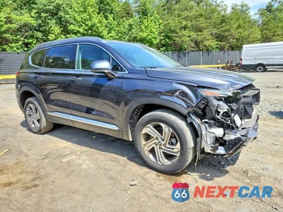 Czwarte zdjęcie samochodu z boku: 2022 HYUNDAI SANTA FE SEL VIN:5NMS2DAJ1NH459417 - miniatura