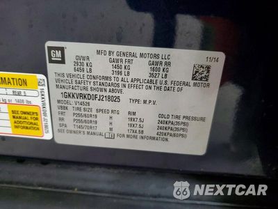 Zdjęcie 13 z 13 samochodu: 2015 GMC ACADIA SLT-1 VIN:1GKKVRKD0FJ218025 - miniatura