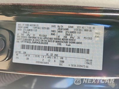 Zdjęcie 12 z 12 samochodu: 2024 FORD F150 STX VIN:1FTFW2L59RKE20255 - miniatura