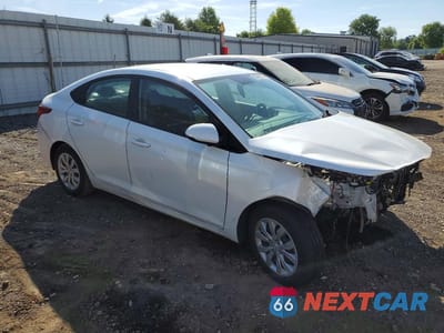 Czwarte zdjęcie samochodu z boku: 2022 HYUNDAI ACCENT SE VIN:3KPC24A69NE177081 - miniatura