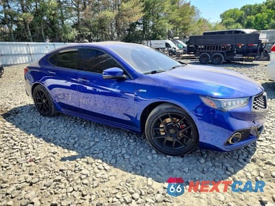 Czwarte zdjęcie samochodu z boku: 2018 ACURA TLX TECH+A VIN:19UUB2F63JA012949 - miniatura
