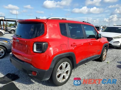 Trzecie zdjęcie samochodu z tyłu: 2016 JEEP RENEGADE LIMITED VIN:ZACCJADT2GPD49850 - miniatura