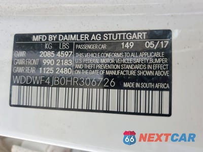 Zdjęcie 12 z 12 samochodu: 2017 MERCEDES-BENZ C 300 VIN:WDDWF4JB0HR306726 - miniatura