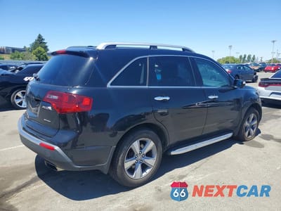 Trzecie zdjęcie samochodu z tyłu: 2013 ACURA MDX VIN:2HNYD2H26DH503374 - miniatura