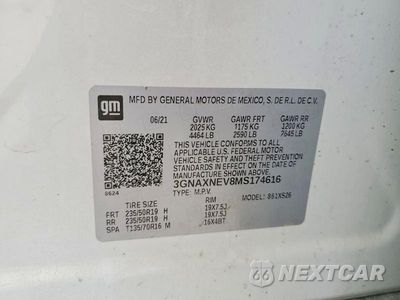 Zdjęcie 13 z 13 samochodu: 2021 CHEVROLET EQUINOX PREMIER VIN:3GNAXNEV8MS174616 - miniatura