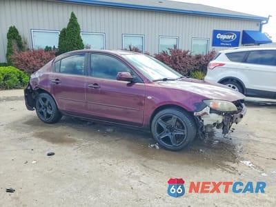 Czwarte zdjęcie samochodu z boku: 2008 MAZDA 3 I VIN:JM1BK12F581775264 - miniatura