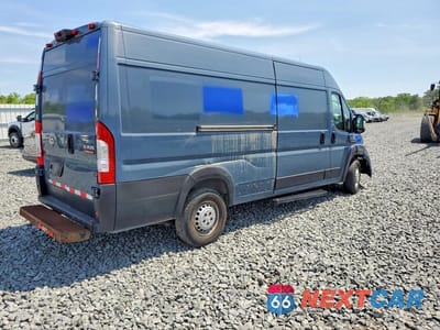 Trzecie zdjęcie samochodu z tyłu: 2020 RAM PROMASTER 3500 DELIVERY VAN VIN:3C6URVJG9LE140521 - miniatura