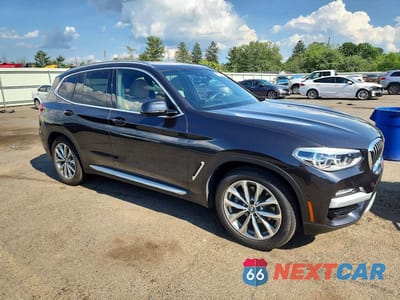 Czwarte zdjęcie samochodu z boku: 2019 BMW X3 XDRIVE30I VIN:5UXTR9C52KLD93789 - miniatura
