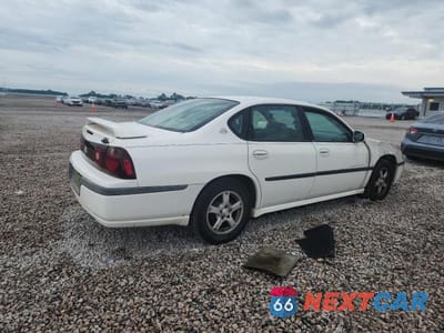 Trzecie zdjęcie samochodu z tyłu: 2003 CHEVROLET IMPALA LS VIN:2G1WH52K539211812 - miniatura