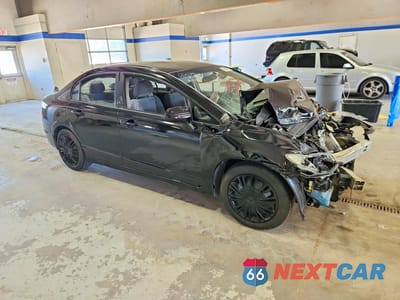 Czwarte zdjęcie samochodu z boku: 2009 HONDA CIVIC LX VIN:2HGFA16529H306045 - miniatura