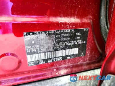 Zdjęcie 14 z 14 samochodu: 2025 TOYOTA RAV4 LE VIN:2T3H1RFV9SW379330 - miniatura