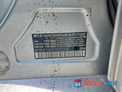 Zdjęcie 12 z 12 samochodu: 2007 MERCEDES-BENZ E 350 VIN:WDBUF56X97B022335 - miniatura