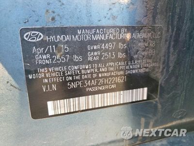 Zdjęcie 12 z 12 samochodu: 2015 HYUNDAI SONATA SPORT VIN:5NPE34AF2FH221621 - miniatura