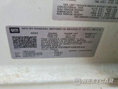 Zdjęcie 12 z 12 samochodu: 2024 CHEVROLET SILVERADO K1500 LT TRAIL BOSS VIN:3GCUDFED0RG283514 - miniatura