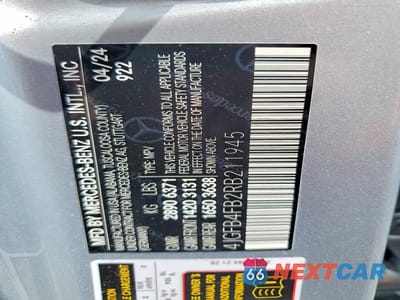 Zdjęcie 13 z 13 samochodu: 2024 MERCEDES-BENZ GLE 350 4MATIC VIN:4JGFB4FB2RB211945 - miniatura