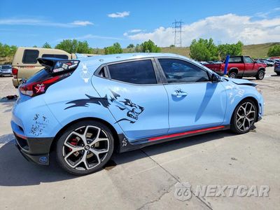 Trzecie zdjęcie samochodu z tyłu: 2019 HYUNDAI VELOSTER N BASE VIN:KMHT36AHXKU002017 - miniatura