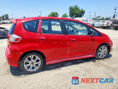 Trzecie zdjęcie samochodu z tyłu: 2009 HONDA FIT SPORT VIN:JHMGE88459S011517 - miniatura