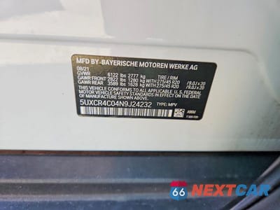 Zdjęcie 14 z 14 samochodu: 2022 BMW X5 SDRIVE 40I VIN:5UXCR4C04N9J24232 - miniatura