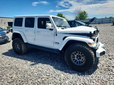 Czwarte zdjęcie samochodu z boku: 2021 JEEP WRANGLER UNLIMITED SAHARA 4XE VIN:1C4JJXP62MW771387 - miniatura