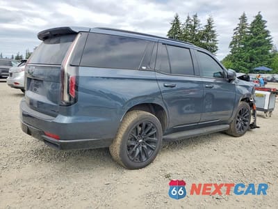 Trzecie zdjęcie samochodu z tyłu: 2021 CADILLAC ESCALADE SPORT PLATINUM VIN:1GYS4GKTXMR322038 - miniatura