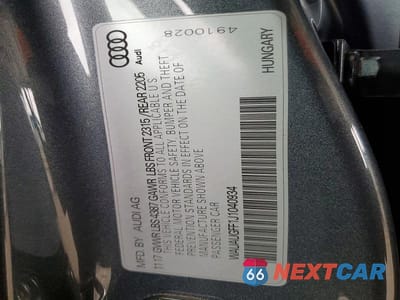 Zdjęcie 12 z 12 samochodu: 2018 AUDI A3 PREMIUM VIN:WAUAUGFF1J1040934 - miniatura