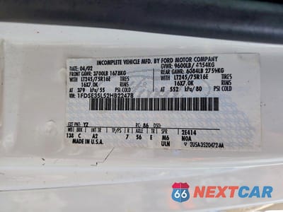 Zdjęcie 12 z 12 samochodu: 2002 FORD E350 BOX TRUCK VIN:1FDSE35L52HB22478 - miniatura