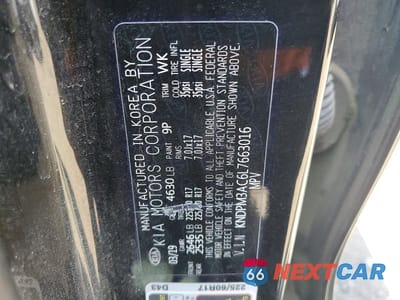 Zdjęcie 13 z 13 samochodu: 2020 KIA SPORTAGE LX VIN:KNDPM3AC6L7663016 - miniatura