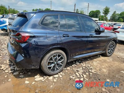 Trzecie zdjęcie samochodu z tyłu: 2022 BMW X3 XDRIVE30I VIN:5UX53DP07N9M46545 - miniatura
