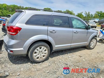Trzecie zdjęcie samochodu z tyłu: 2019 DODGE JOURNEY SE VIN:3C4PDCBB4KT681269 - miniatura