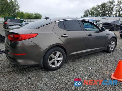 Trzecie zdjęcie samochodu z tyłu: 2014 KIA OPTIMA LX VIN:5XXGM4A75EG285564 - miniatura