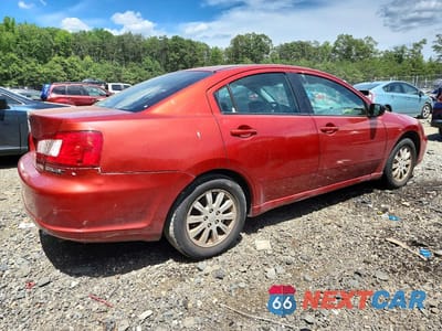 Trzecie zdjęcie samochodu z tyłu: 2009 MITSUBISHI GALANT ES HIGH VIN:4A3AB36F69E016065 - miniatura